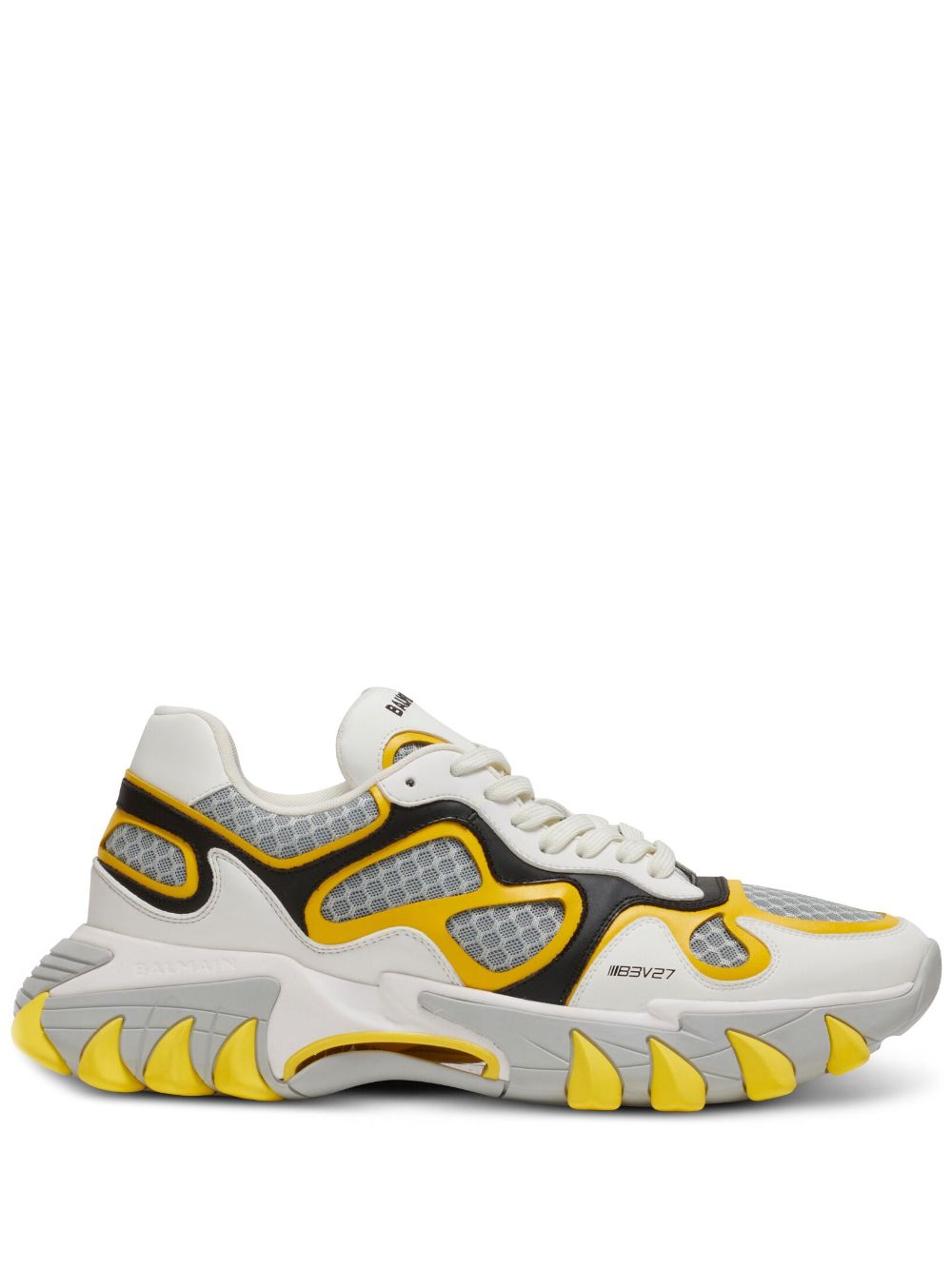 Balmain B-East logo-print low-top sneakers