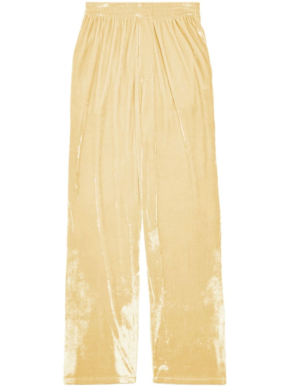 Balenciaga  velvet-effect straight-leg trousers