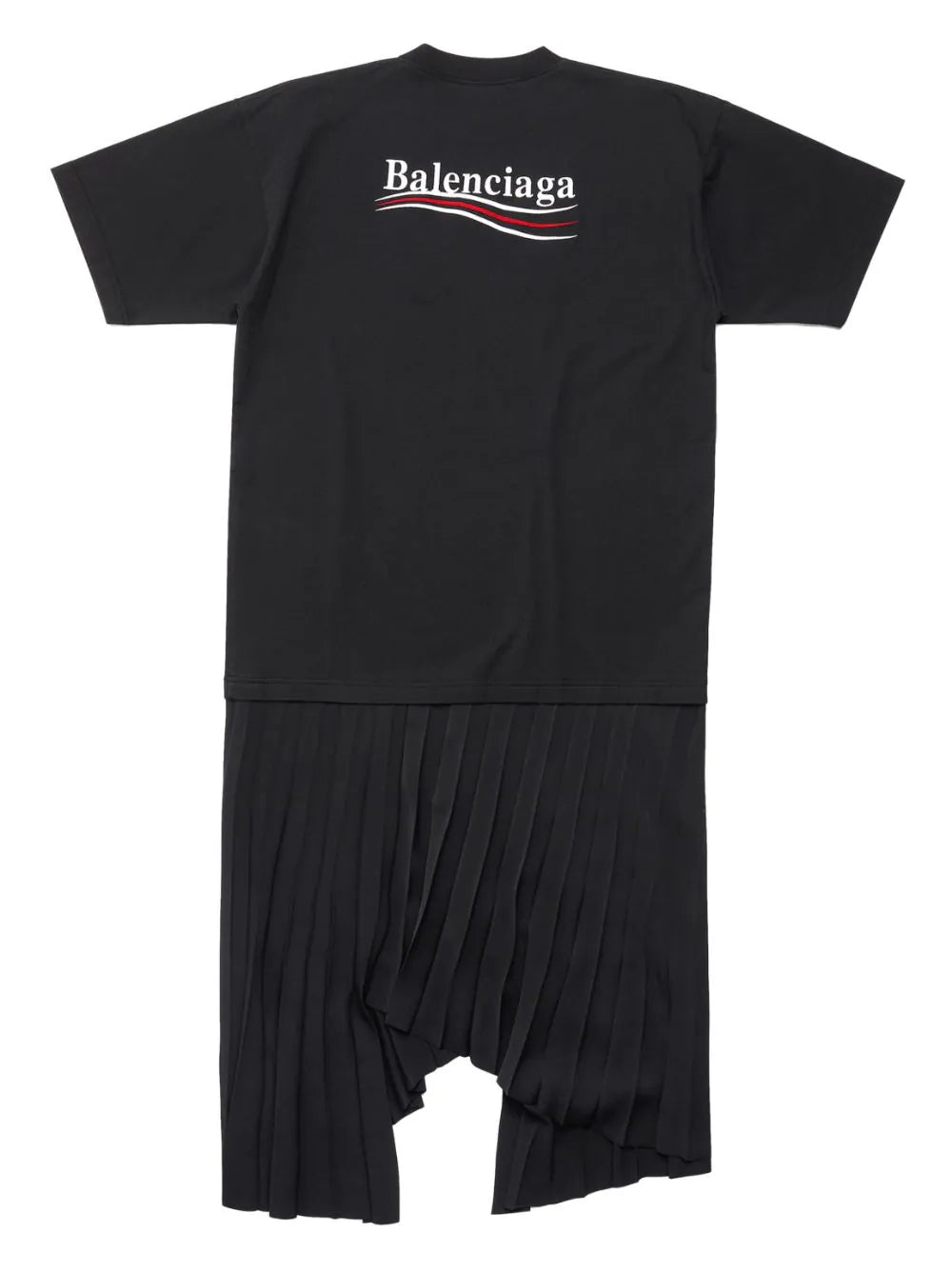 Balenciaga  Political Campaign pleated T-Shirt dress