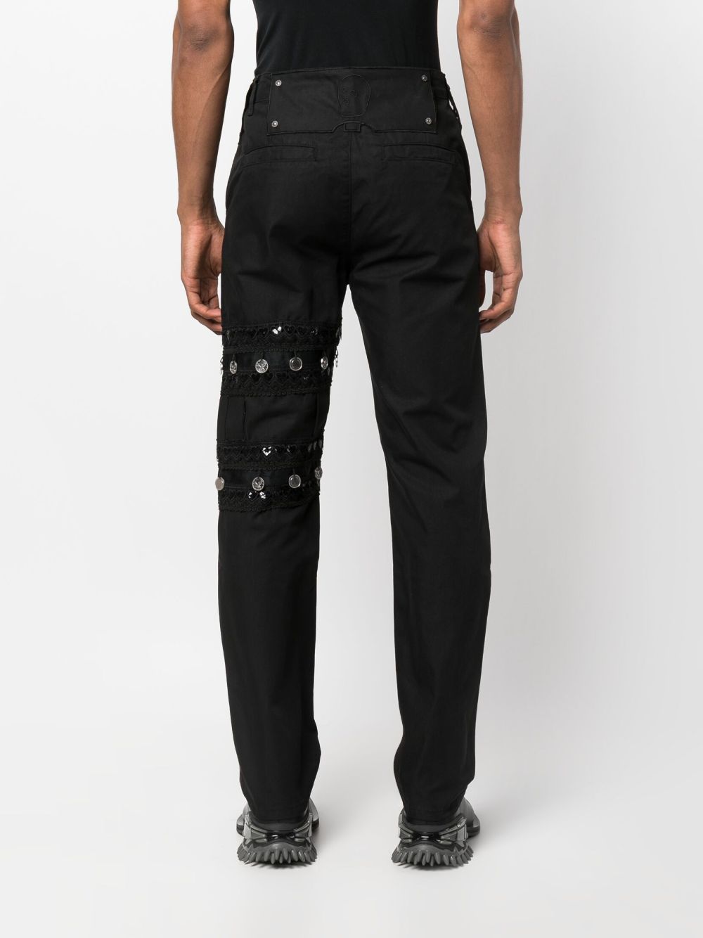 Youths In Balaclava  coin-detail straight-leg jeans