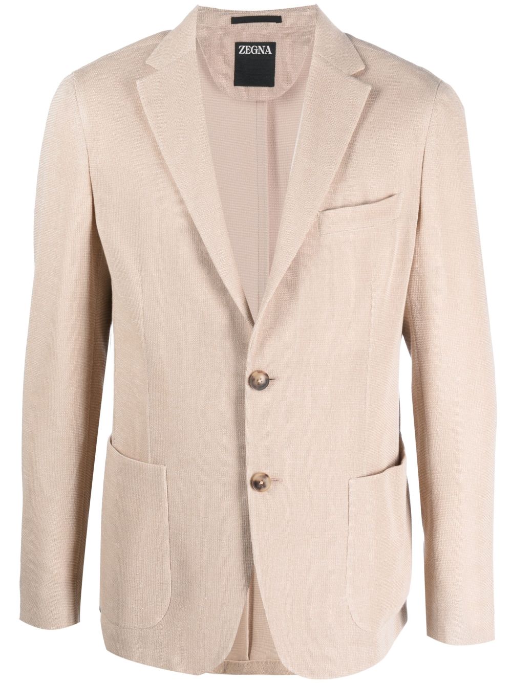 Zegna  single-breasted cotton jacket
