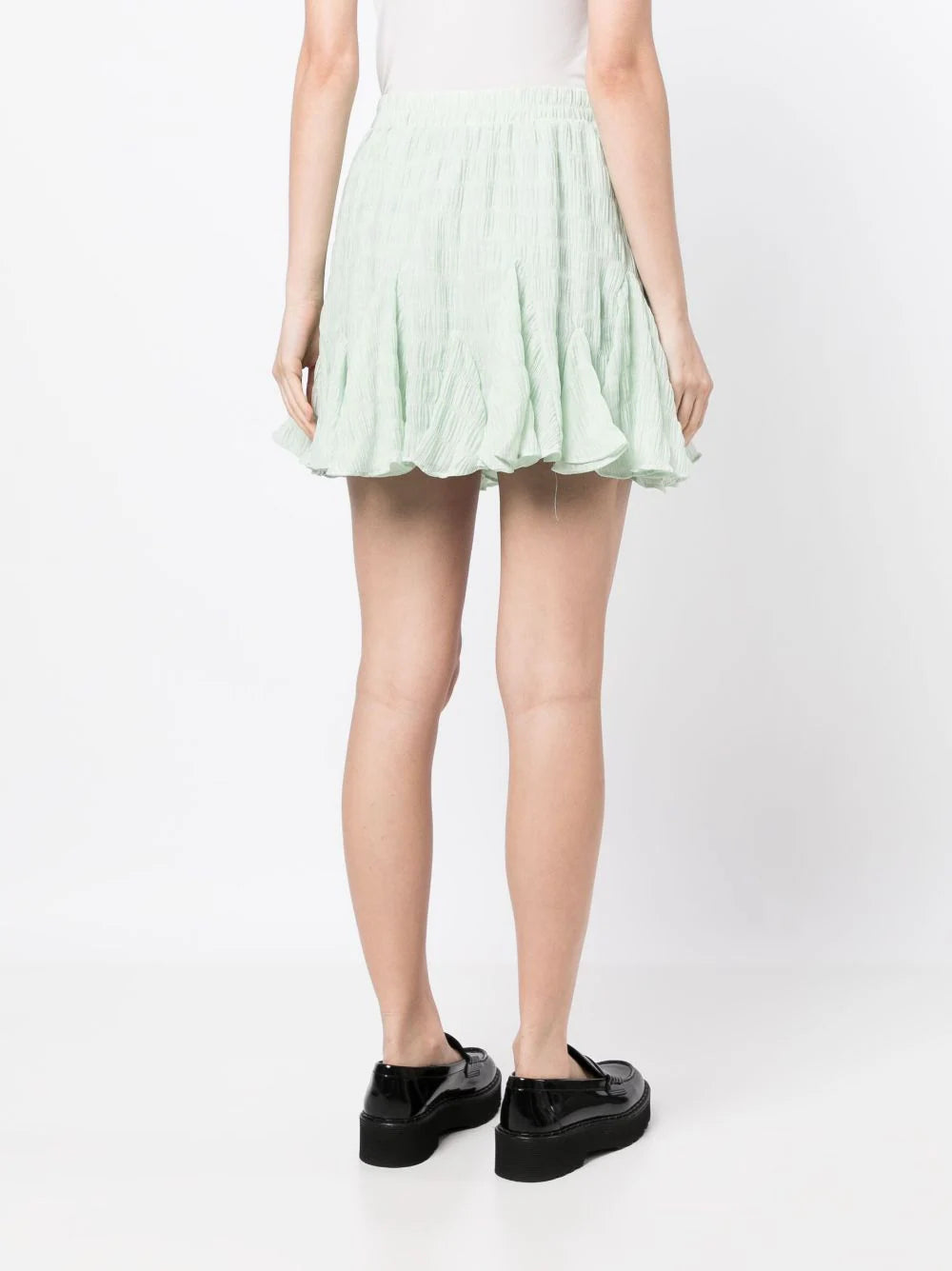 b+ab  flared ruffled skirt
