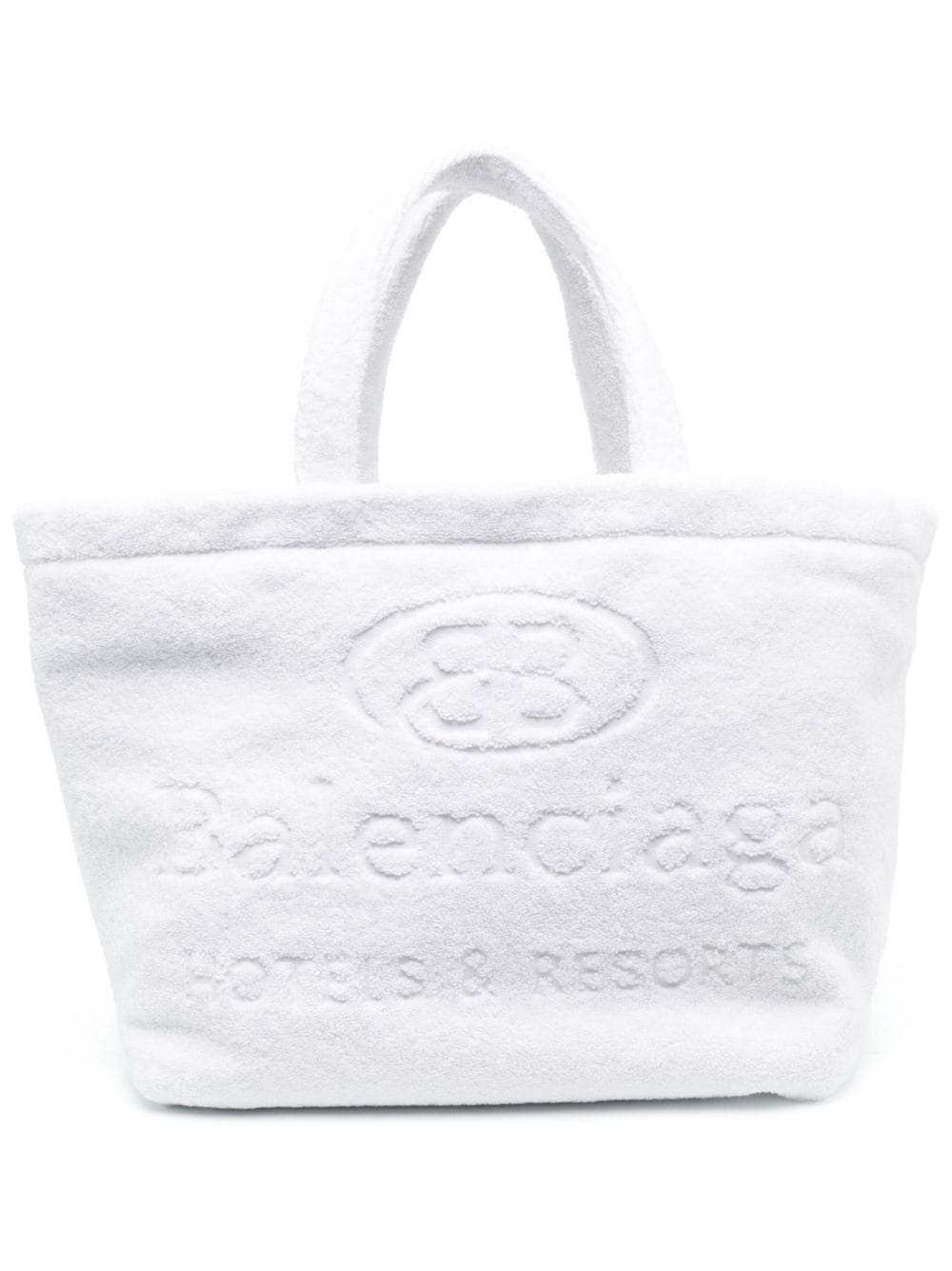 Balenciaga  Jumbo logo-debossed tote bag
