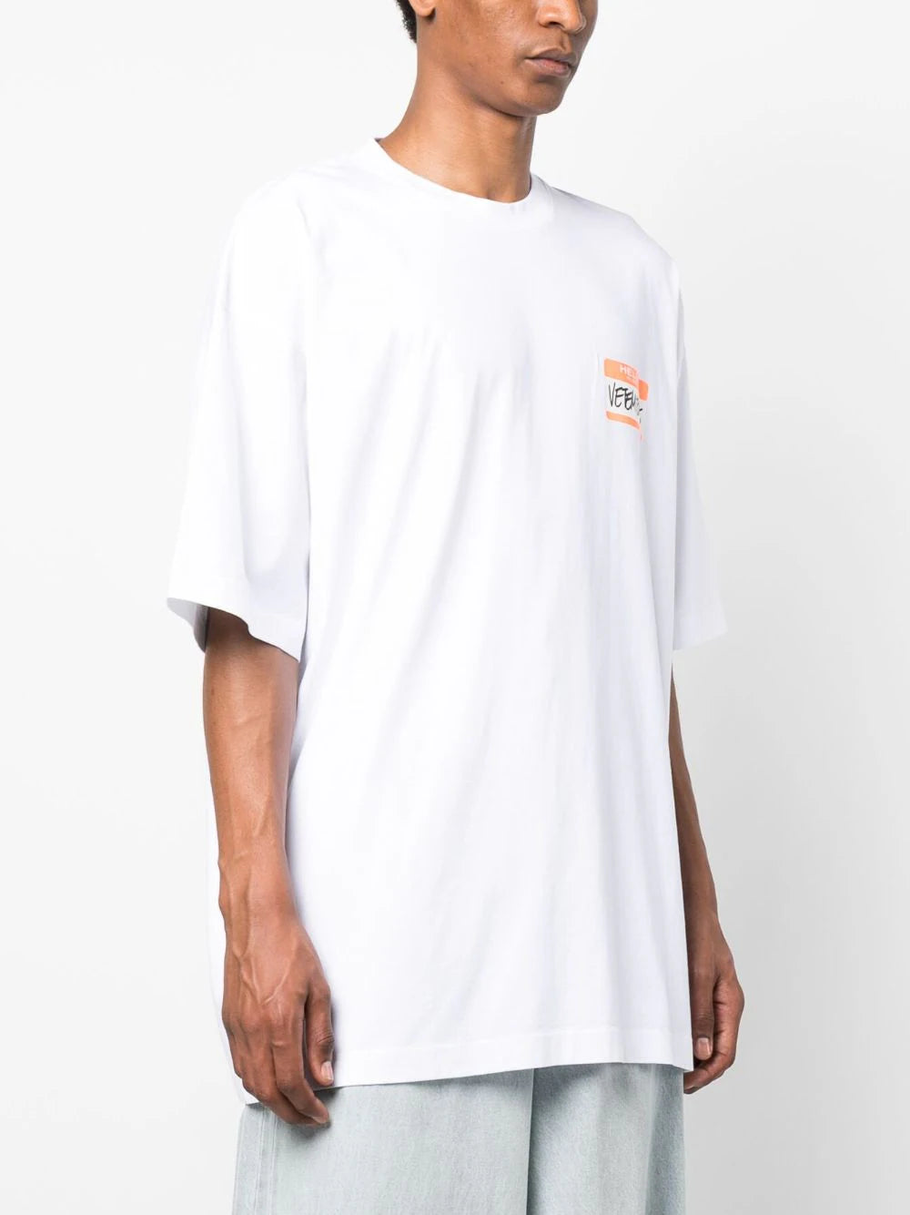 VETEMENTS  My Name Is cotton T-shirt