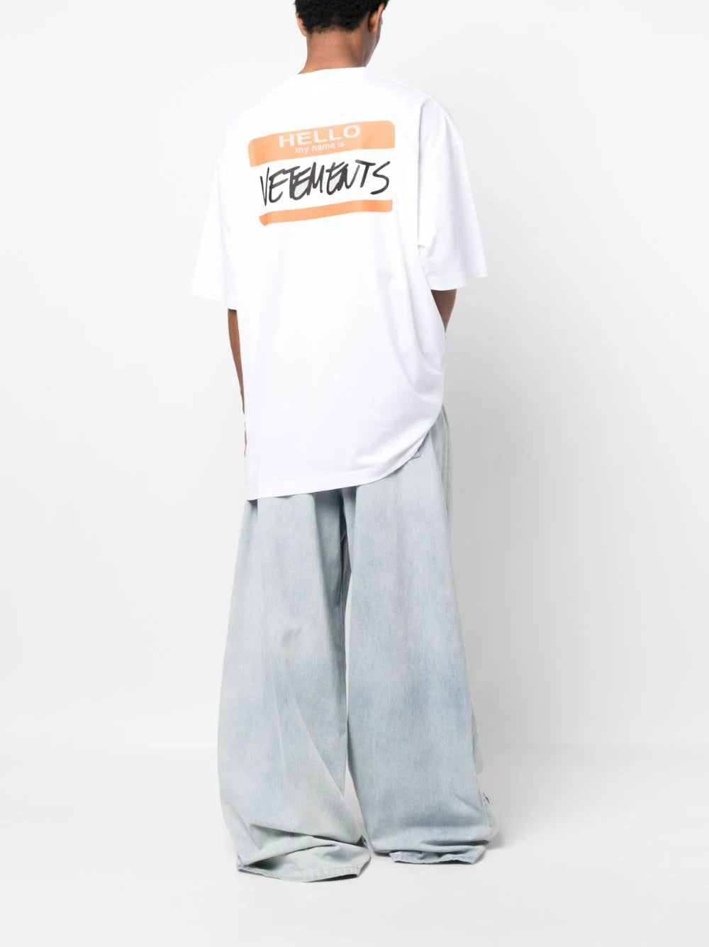 VETEMENTS  My Name Is cotton T-shirt
