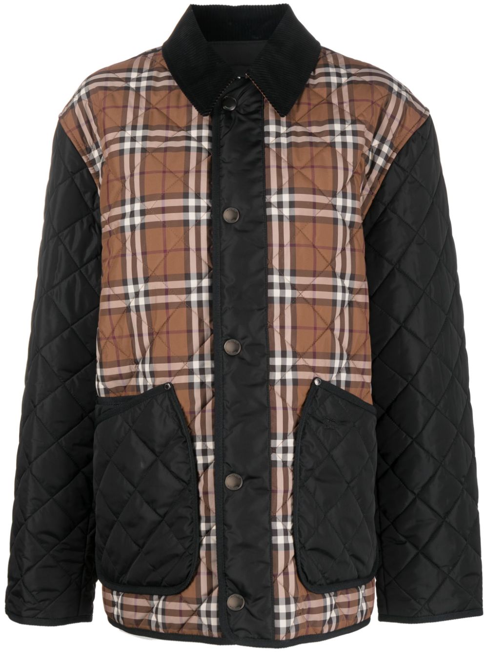 Burberry  Vintage-check print shirt jacket