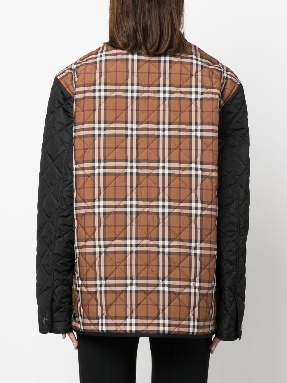 Burberry  Vintage-check print shirt jacket
