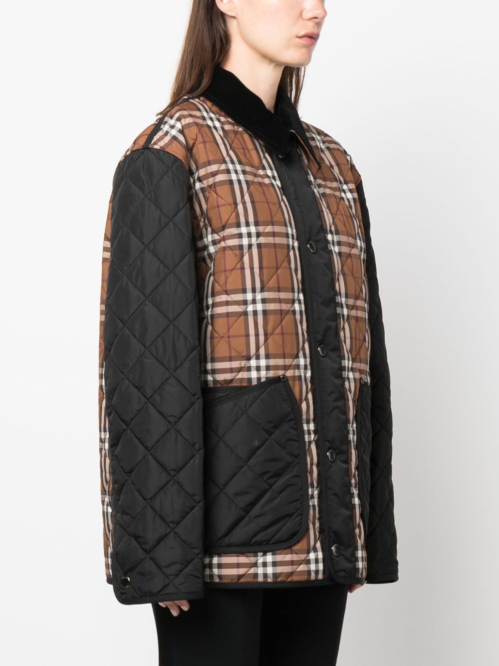 Burberry  Vintage-check print shirt jacket