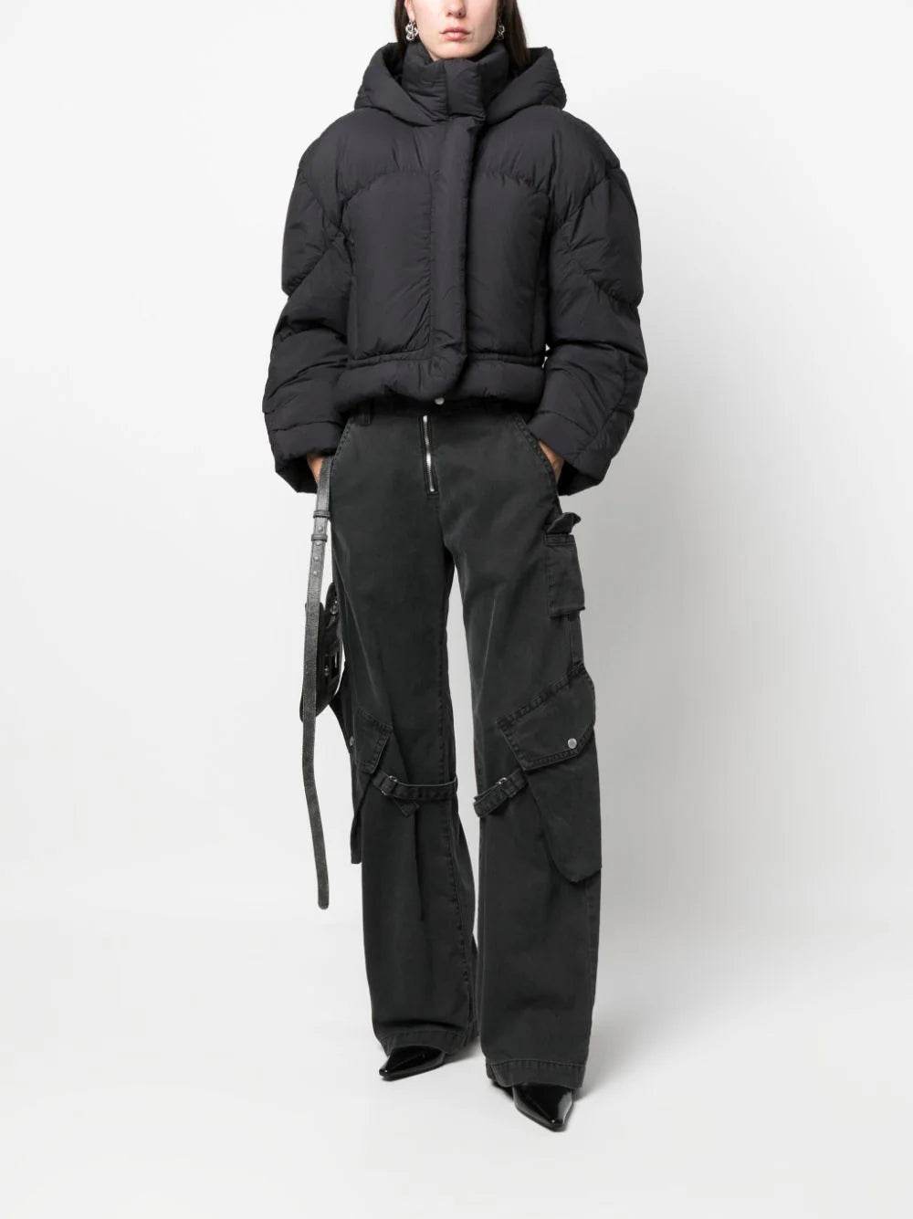 Acne Studios hooded puffer jacket - Image 2