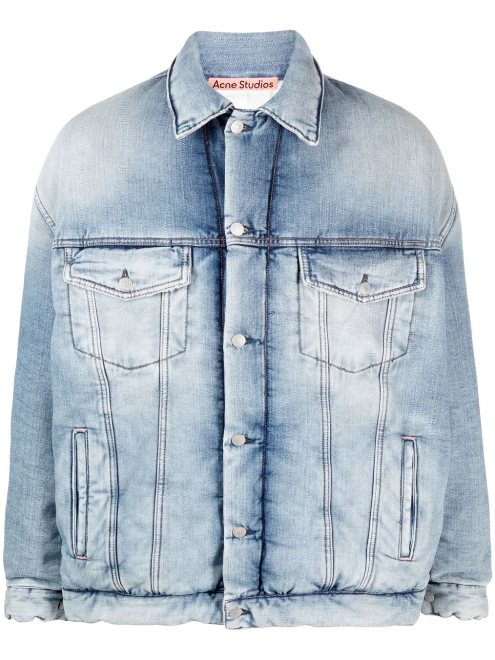 Acne Studios  padded button-up denim jacket