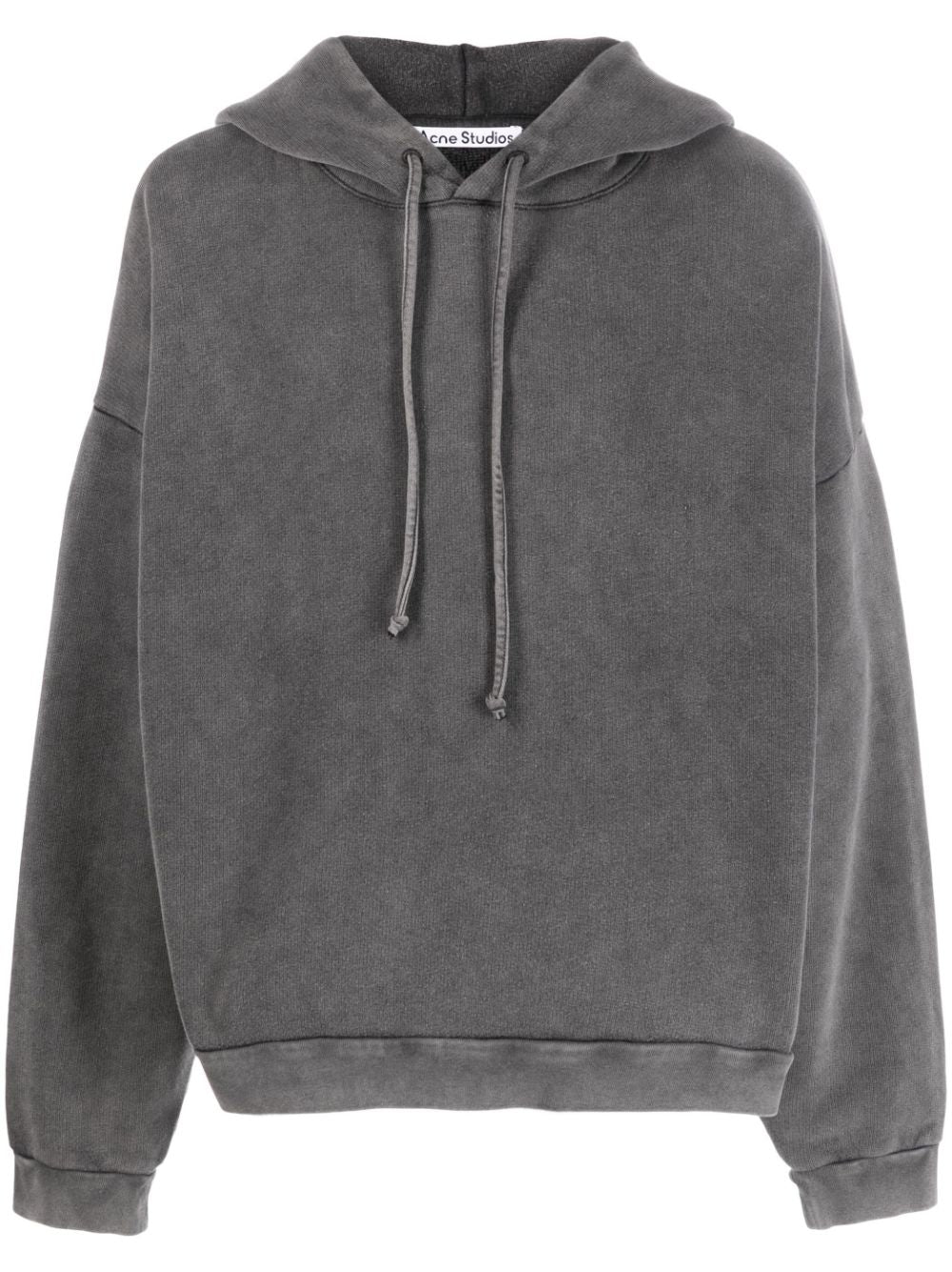 Acne Studios  logo patch cotton hoodie