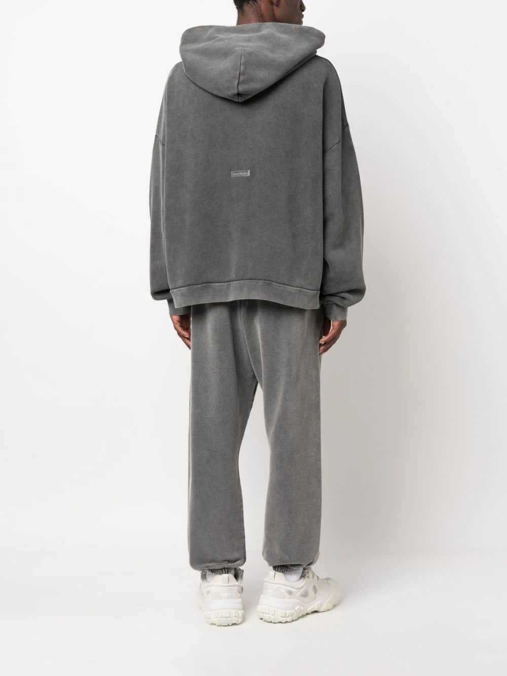Acne Studios  logo patch cotton hoodie