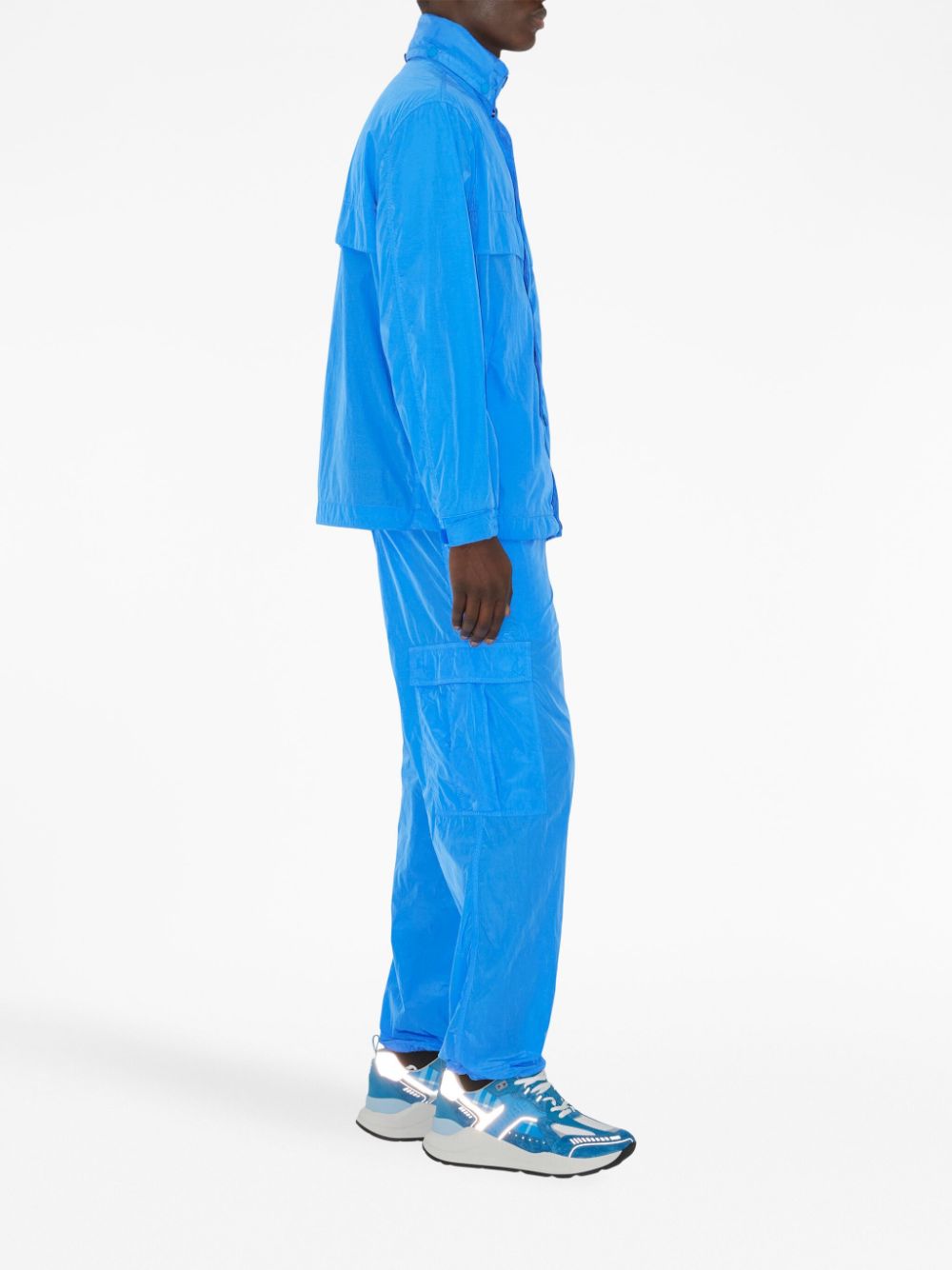 Burberry EKD concealed-hood windbreaker
