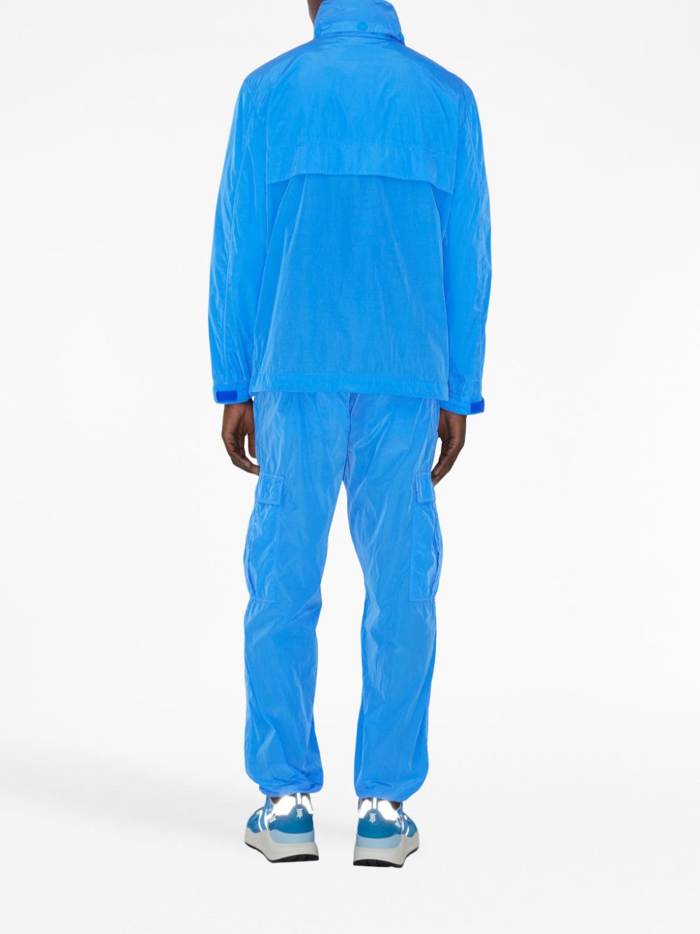 Burberry EKD concealed-hood windbreaker