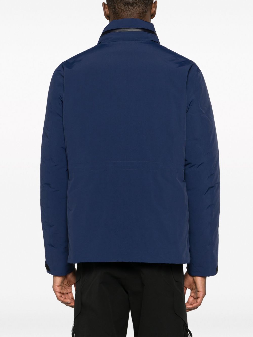 C.P. Company logo-print cargo-pocket jacket