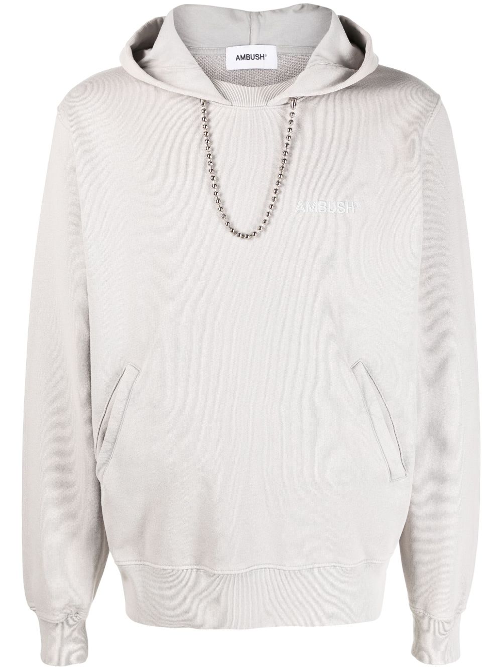 AMBUSH  Ballchain cotton hoodie