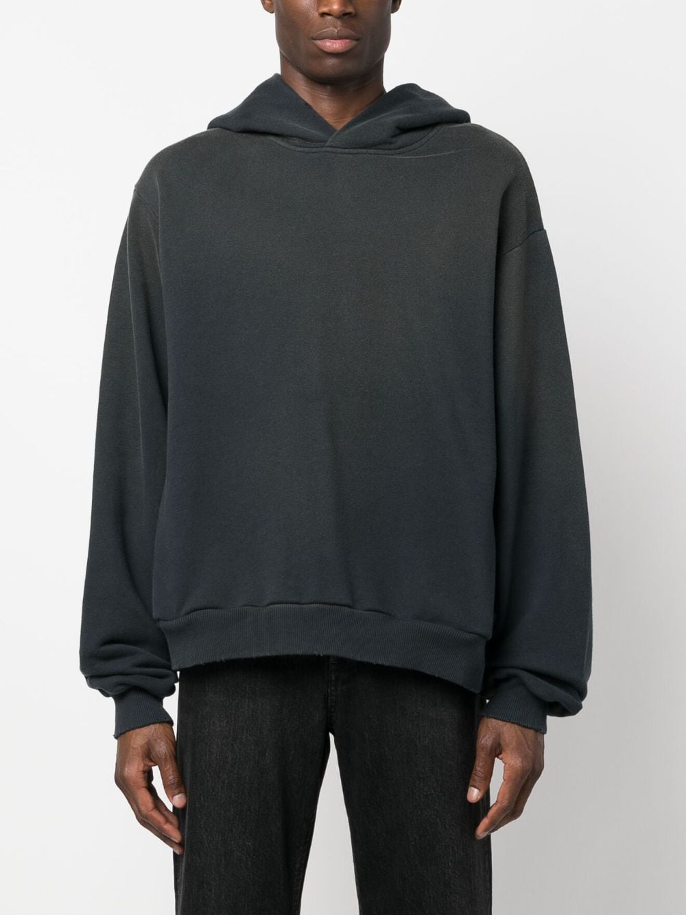 Acne Studios  logo-print drop-shoulder hoodie