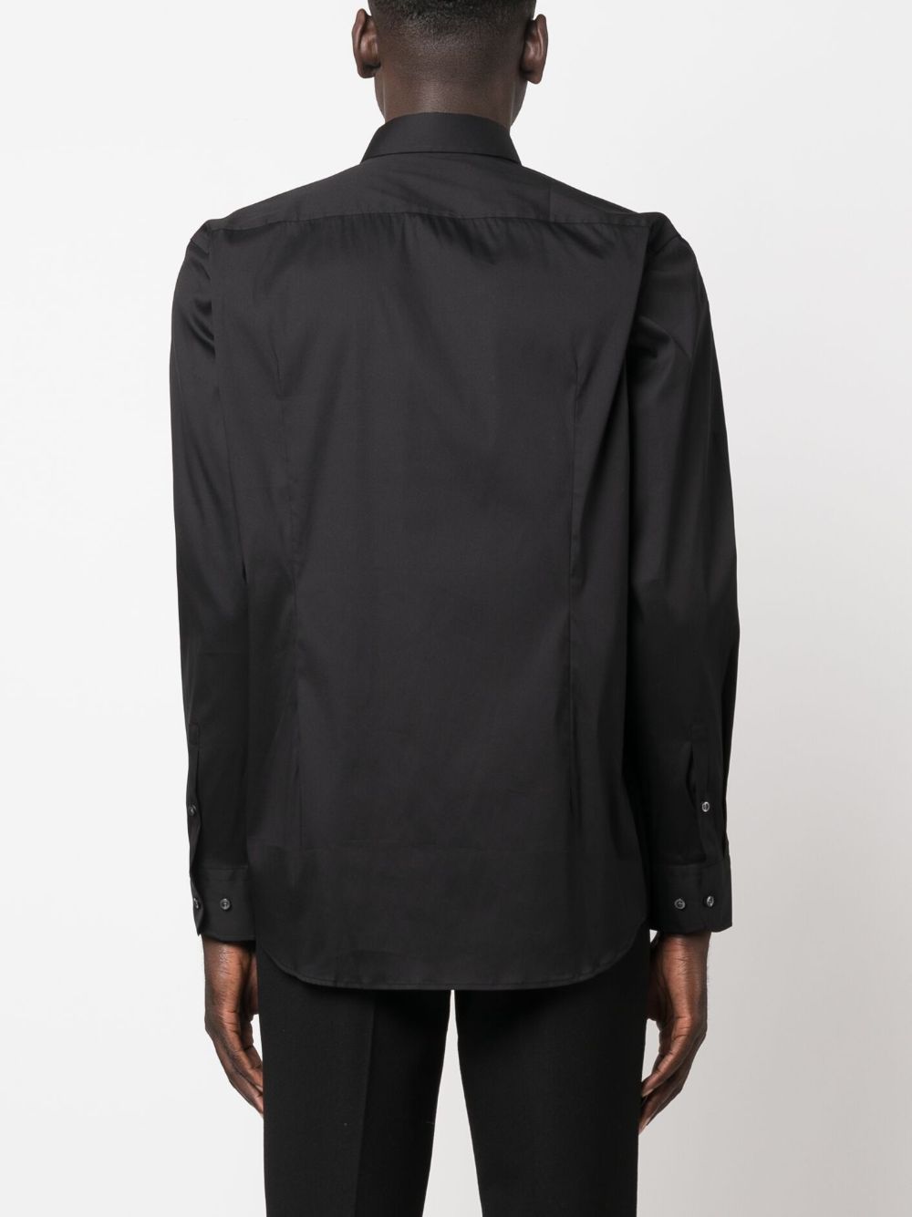 BOSS spread-collar button -up shirt