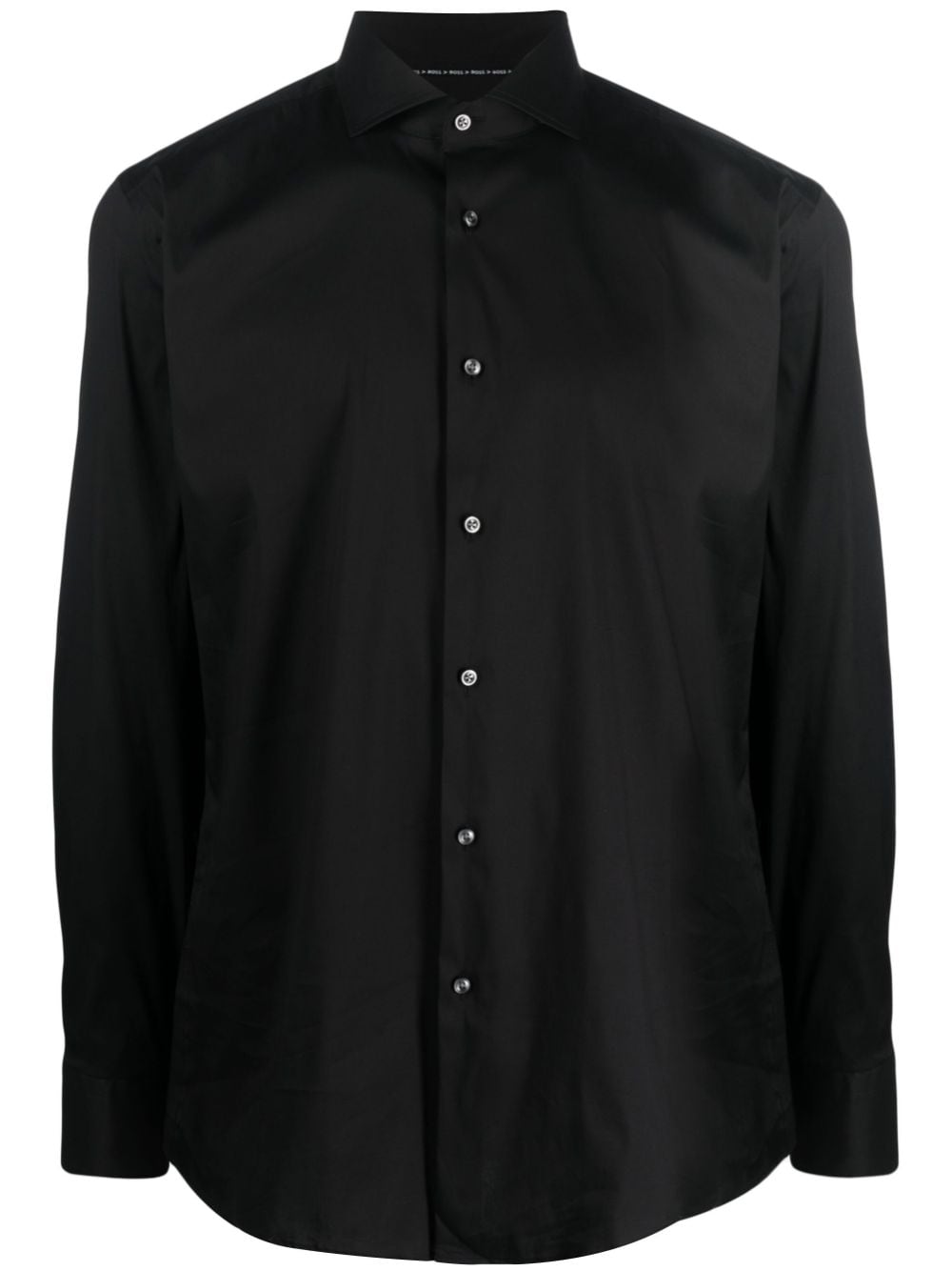 BOSS spread-collar button -up shirt