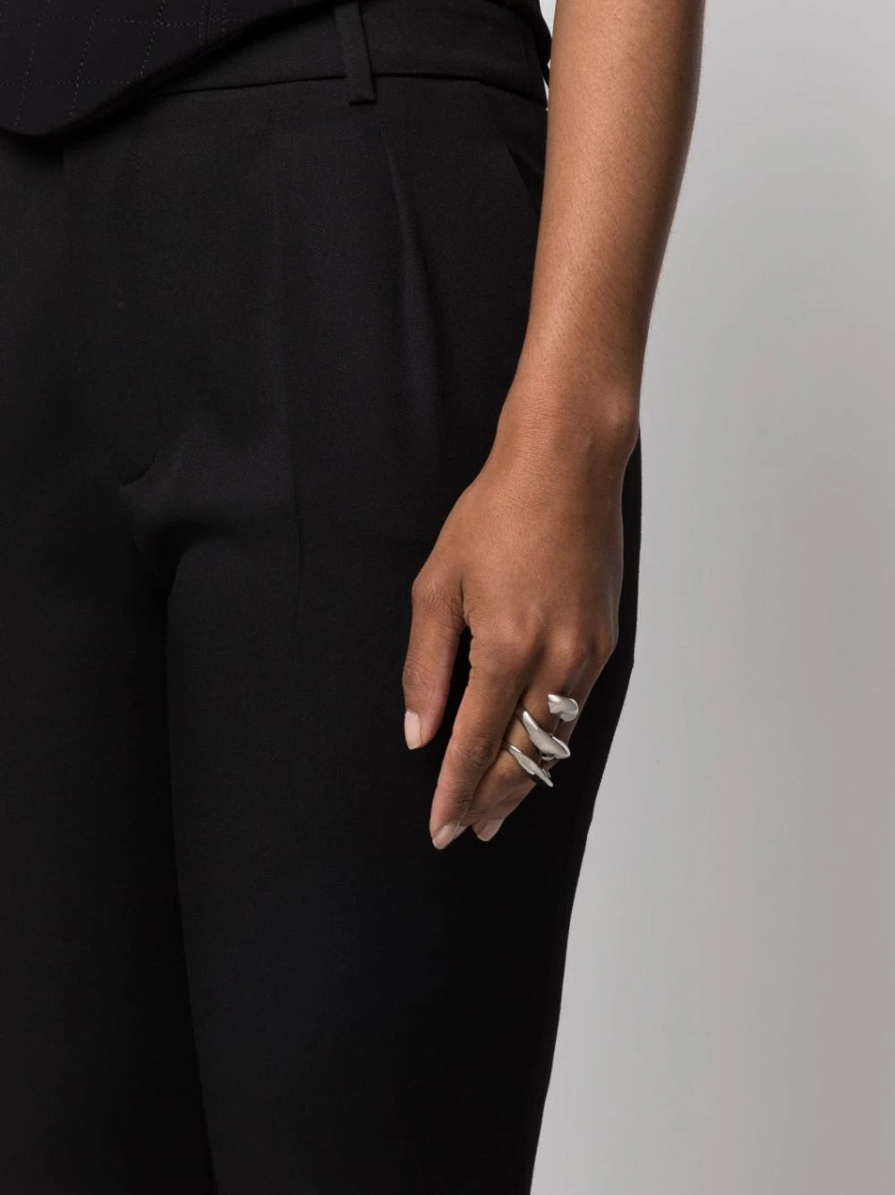 Alexander McQueen  Twisted polished-finish ring