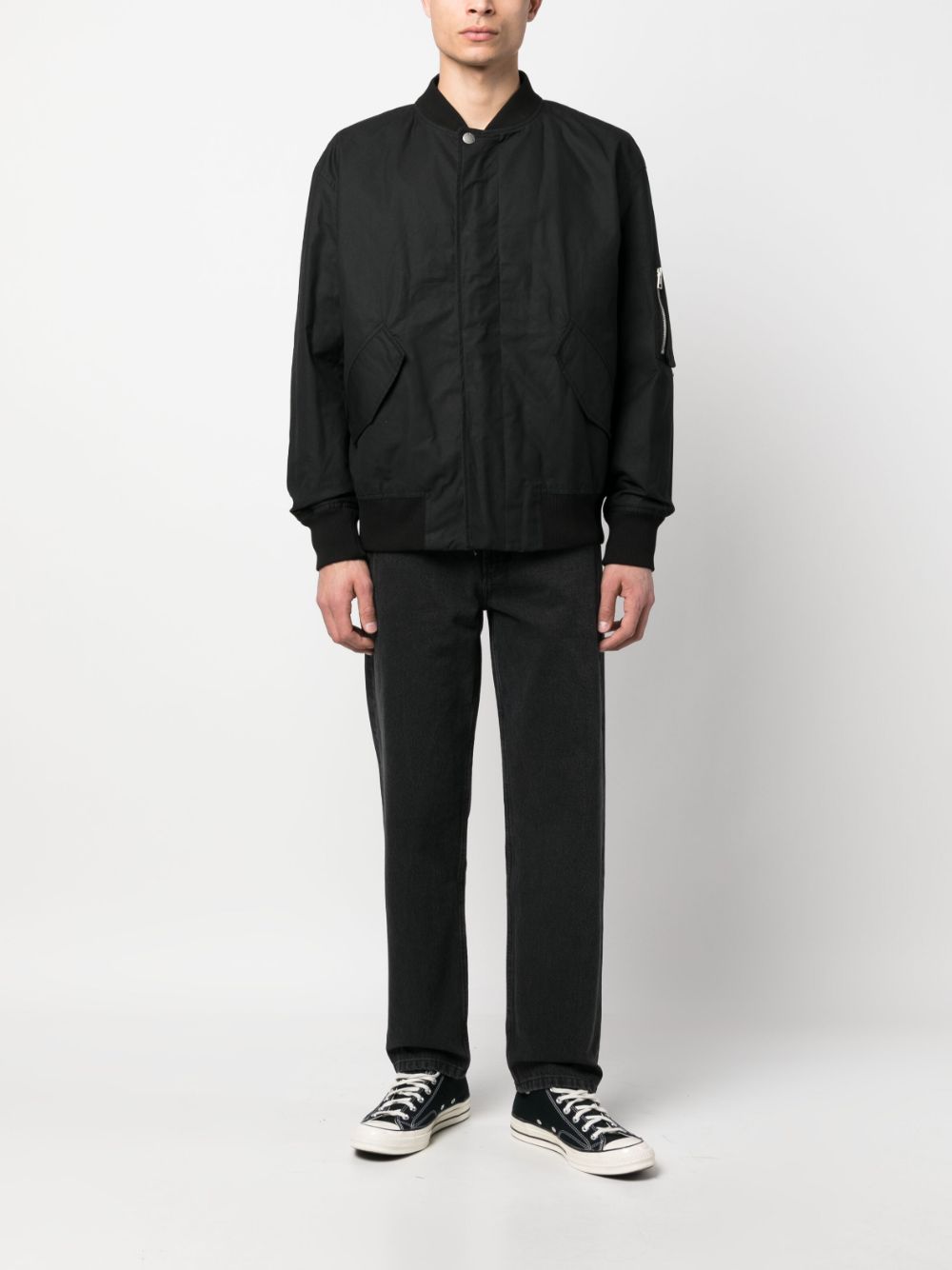 A.P.C.  zip-pocket cotton bomber jacket