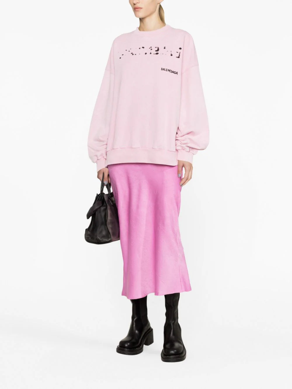 Balenciaga  logo-print sweatshirt