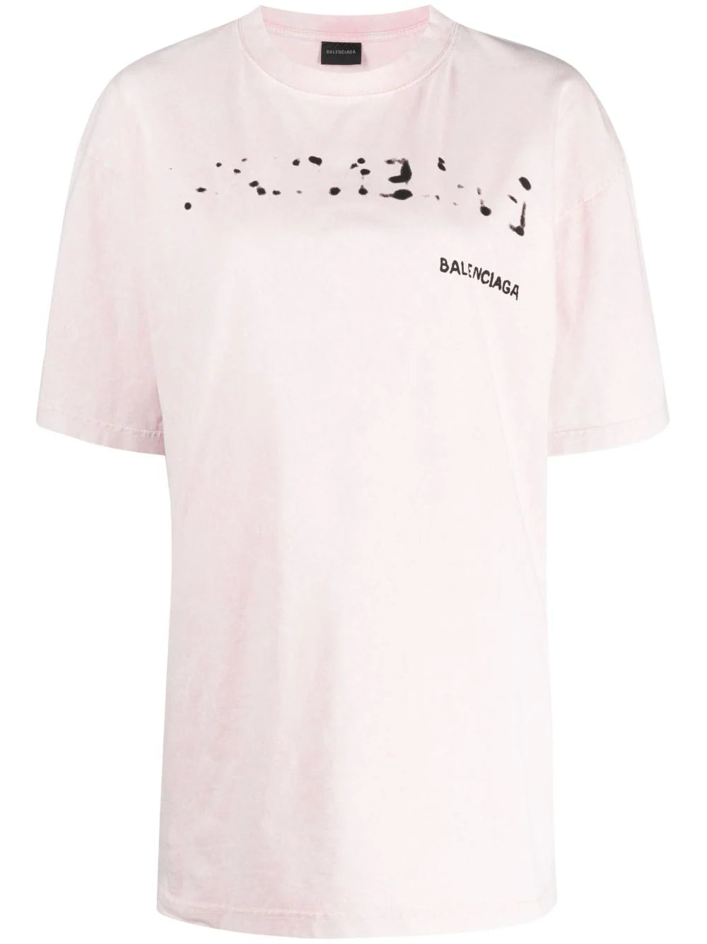 Balenciaga  oversized logo-print T-shirt