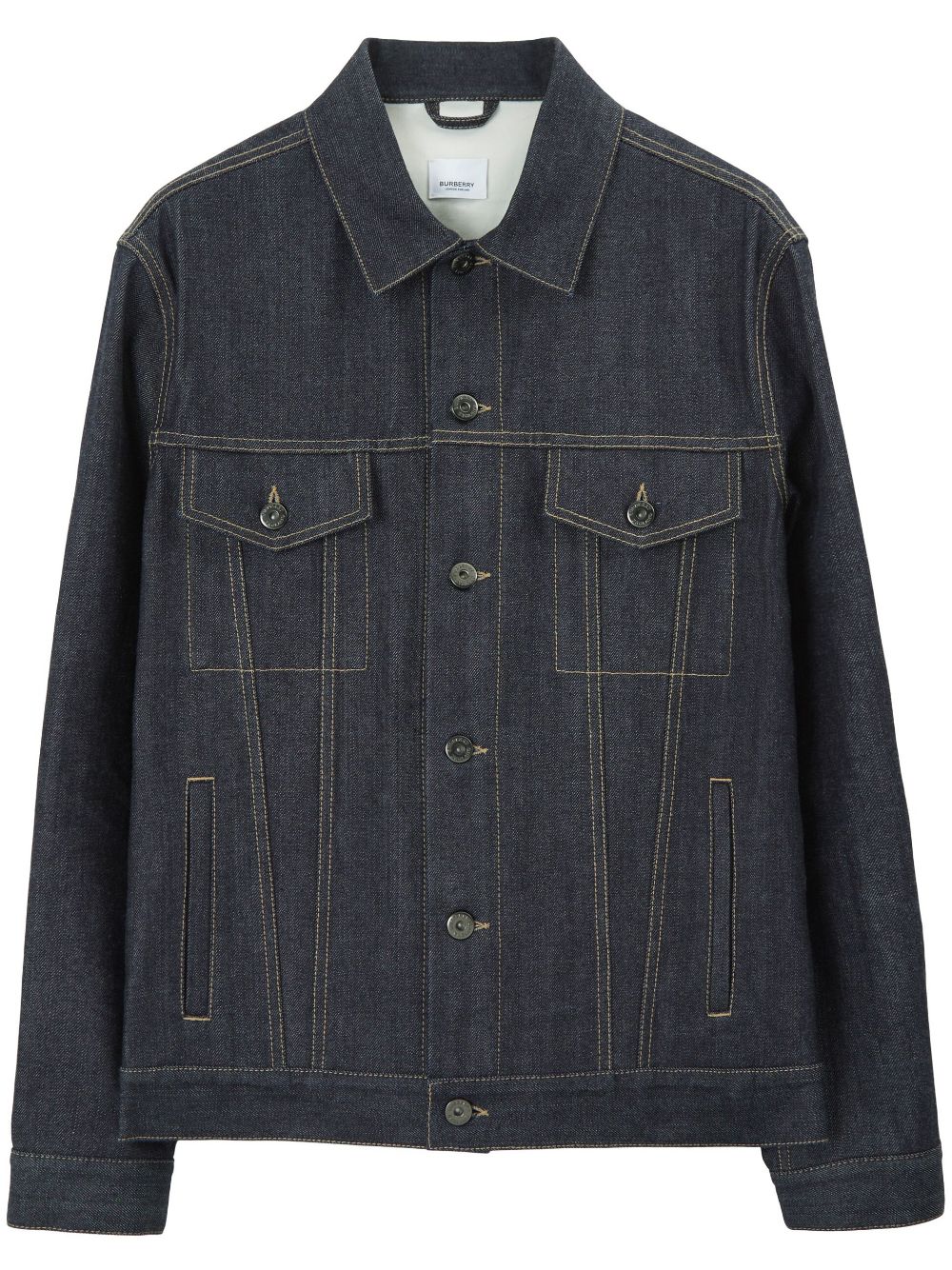 Burberry logo-patch denim jacket