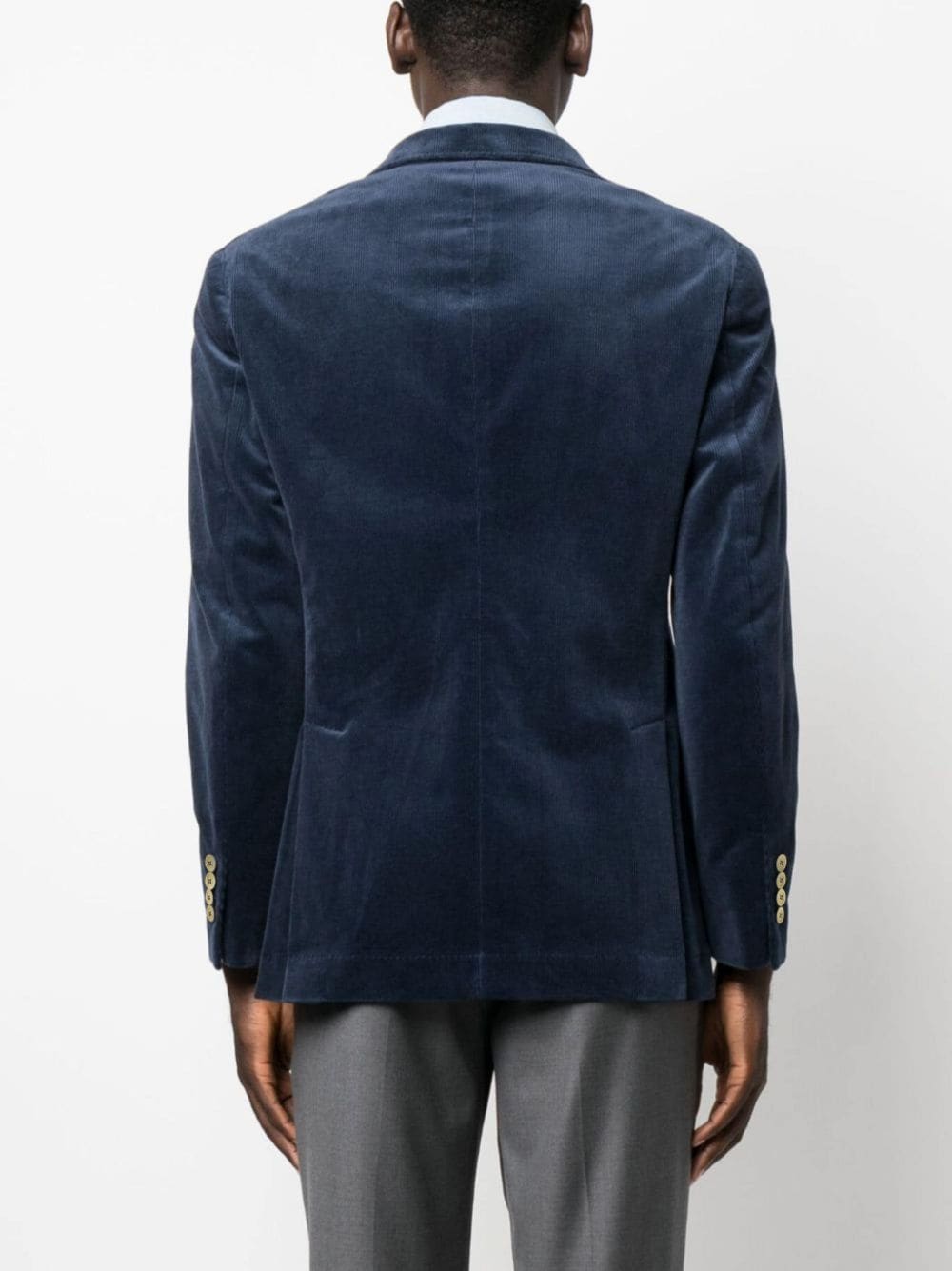Brunello Cucinelli double-breasted velvet blazer - Image 4