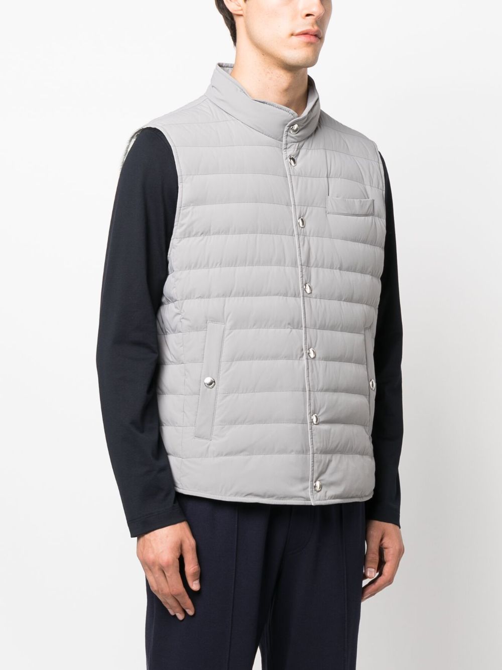 Brunello Cucinelli quilted padded down gilet