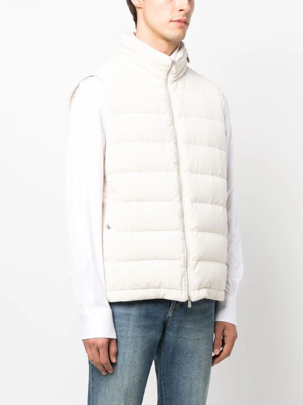 Brunello Cucinelli  corduroy padded down gilet