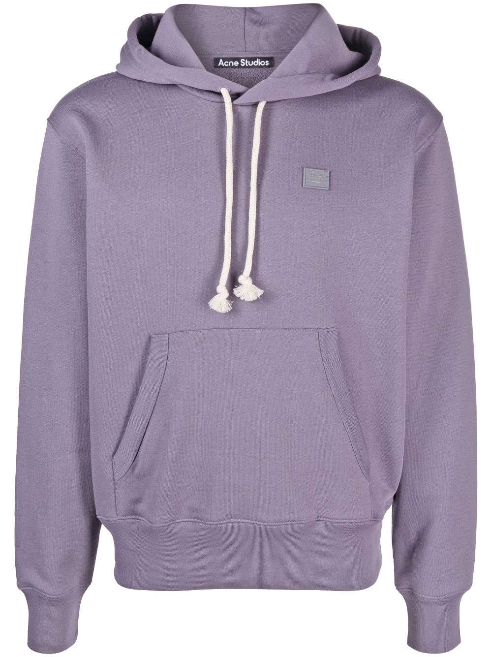 Acne Studios  logo-patch cotton hoodie