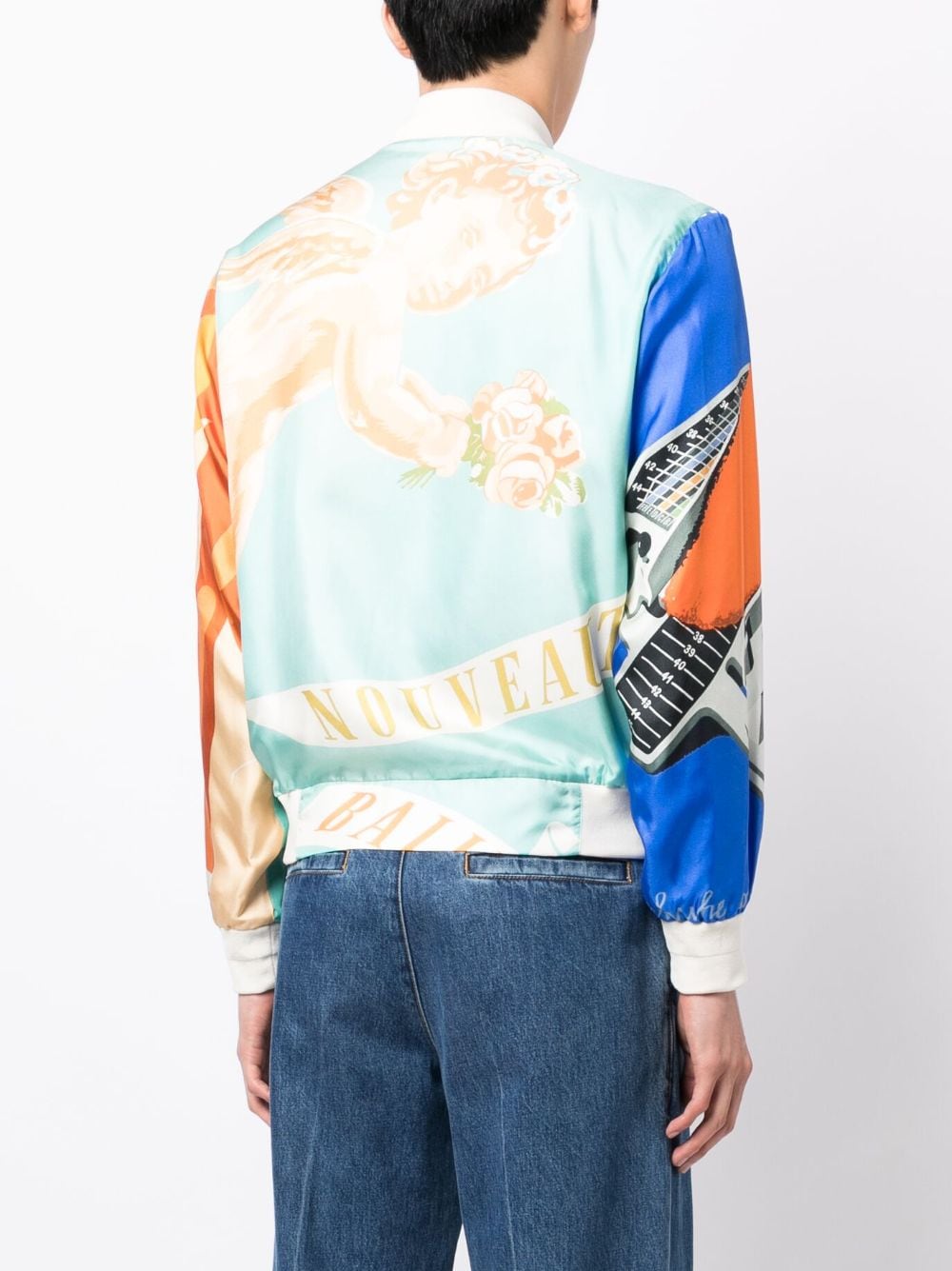 Bally graphic-print bomber jacket - Image 4