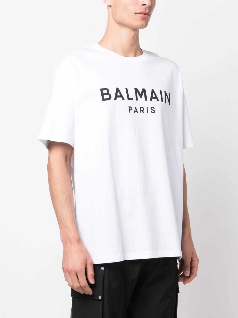 Balmain  logo-print cotton T-shirt
