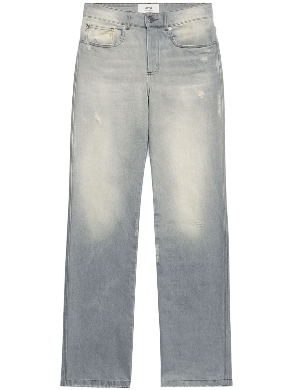 AMI Paris  mid-rise straight-leg jeans