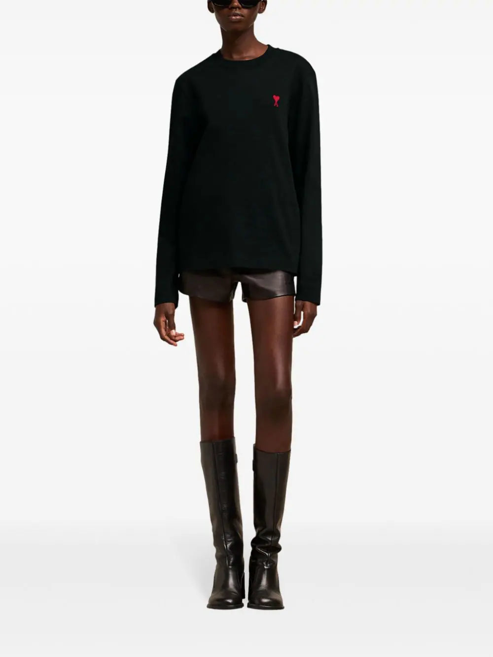 AMI Paris Ami de Coeur cotton sweatshirt