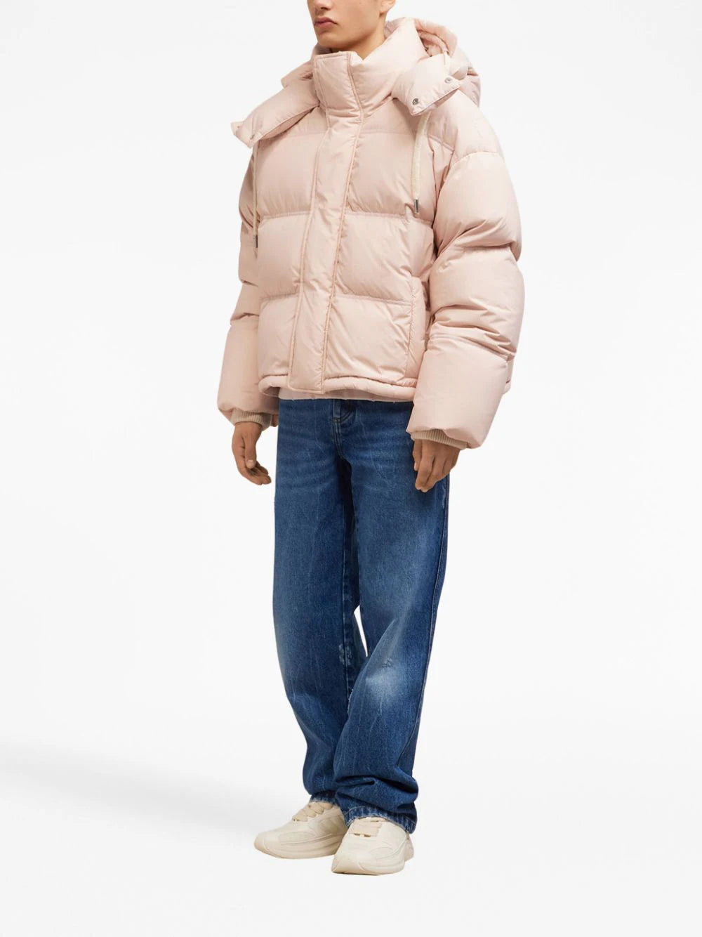 AMI Paris  logo-patch padded jacket