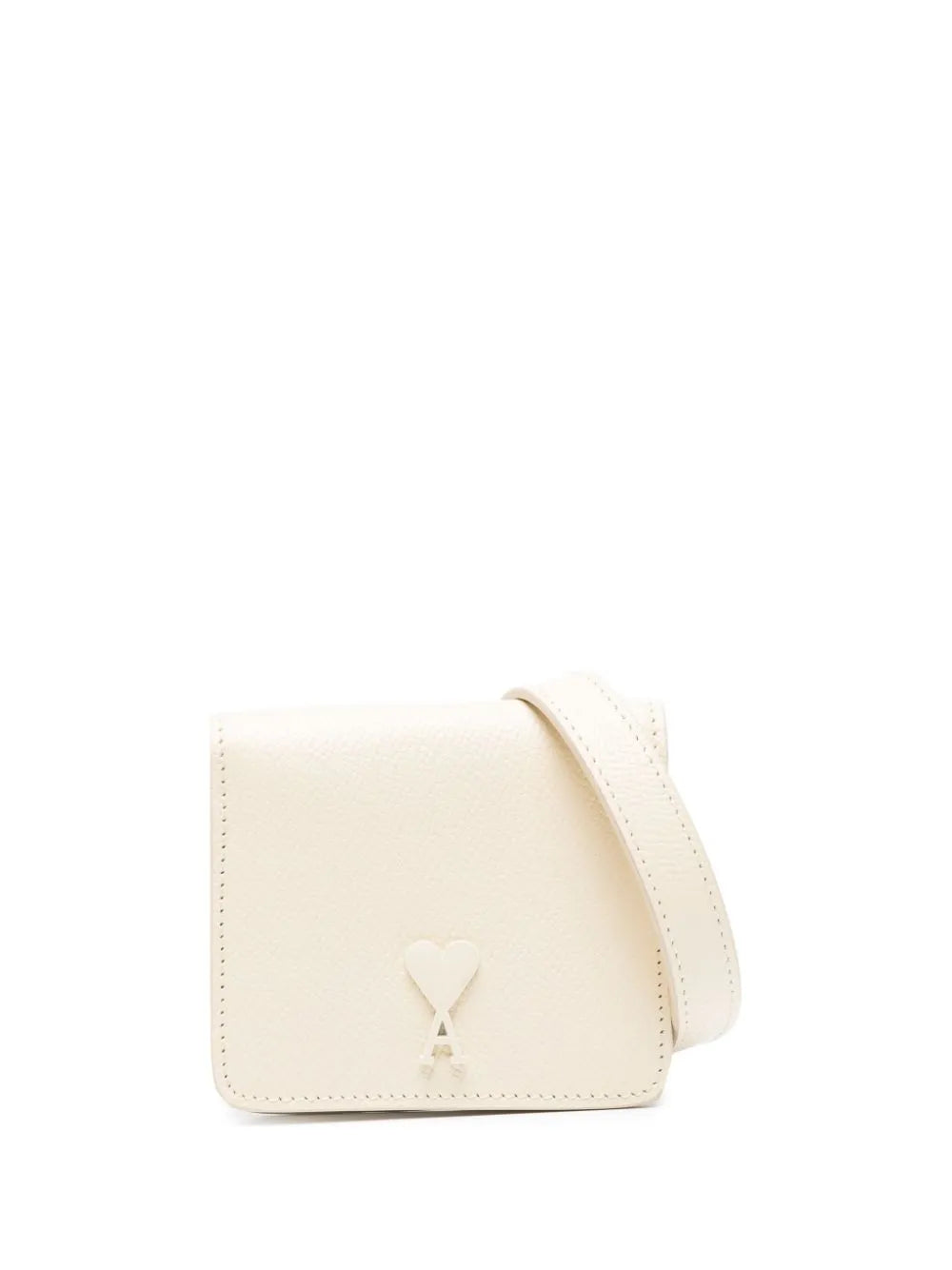 AMI Paris  Ami de Coeur leather card holder