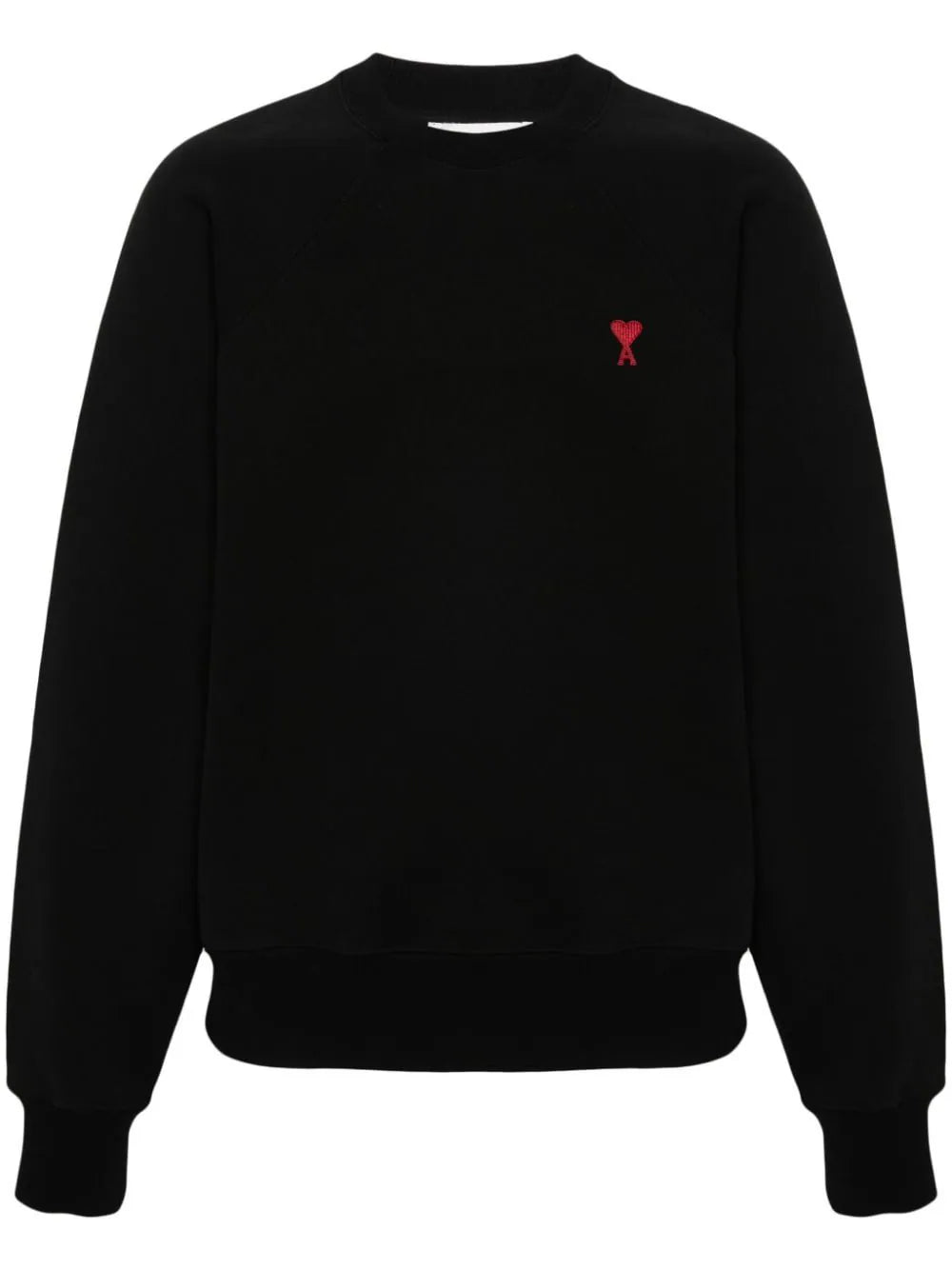 AMI Paris  logo-embroidered organic-cotton sweatshirt