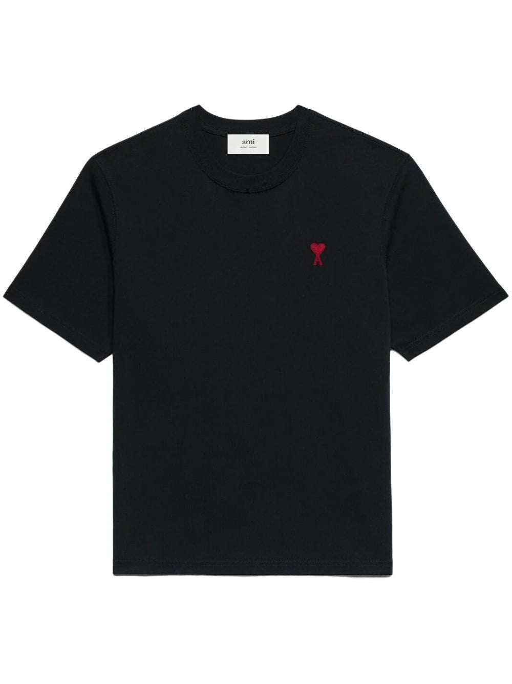 AMI Paris  logo-embroidered organic cotton T-shirt