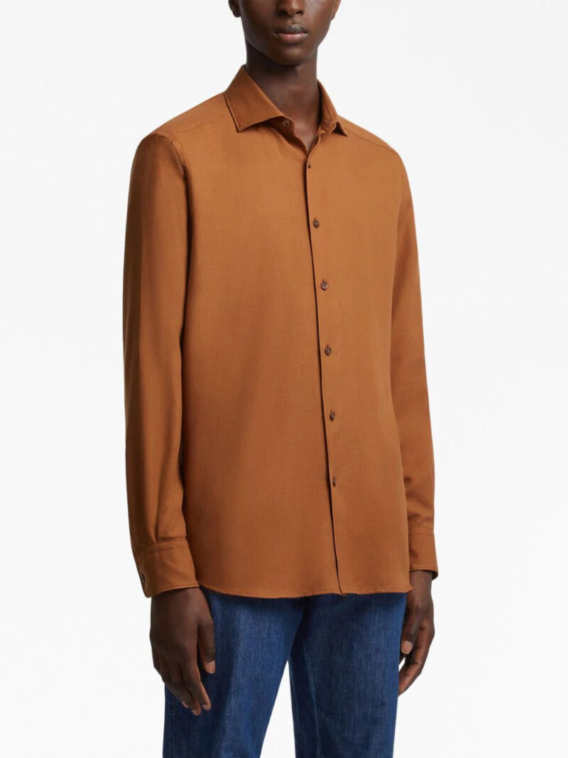 Zegna Cashco cotton-cashmere shirt