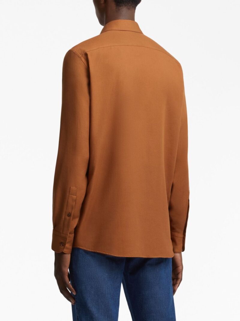 Zegna Cashco cotton-cashmere shirt