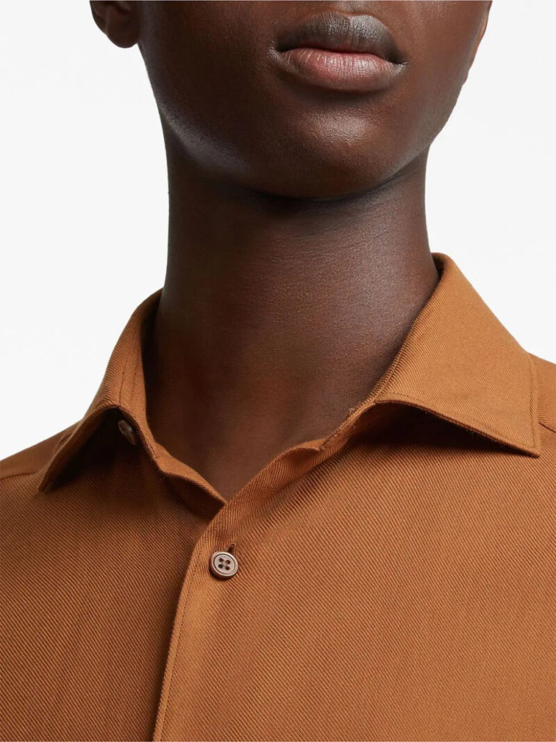 Zegna Cashco cotton-cashmere shirt