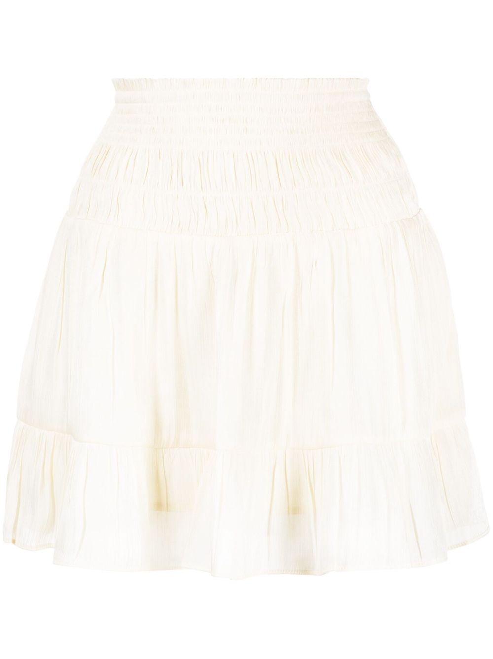 b+ab  elasticated-waist flared skirt