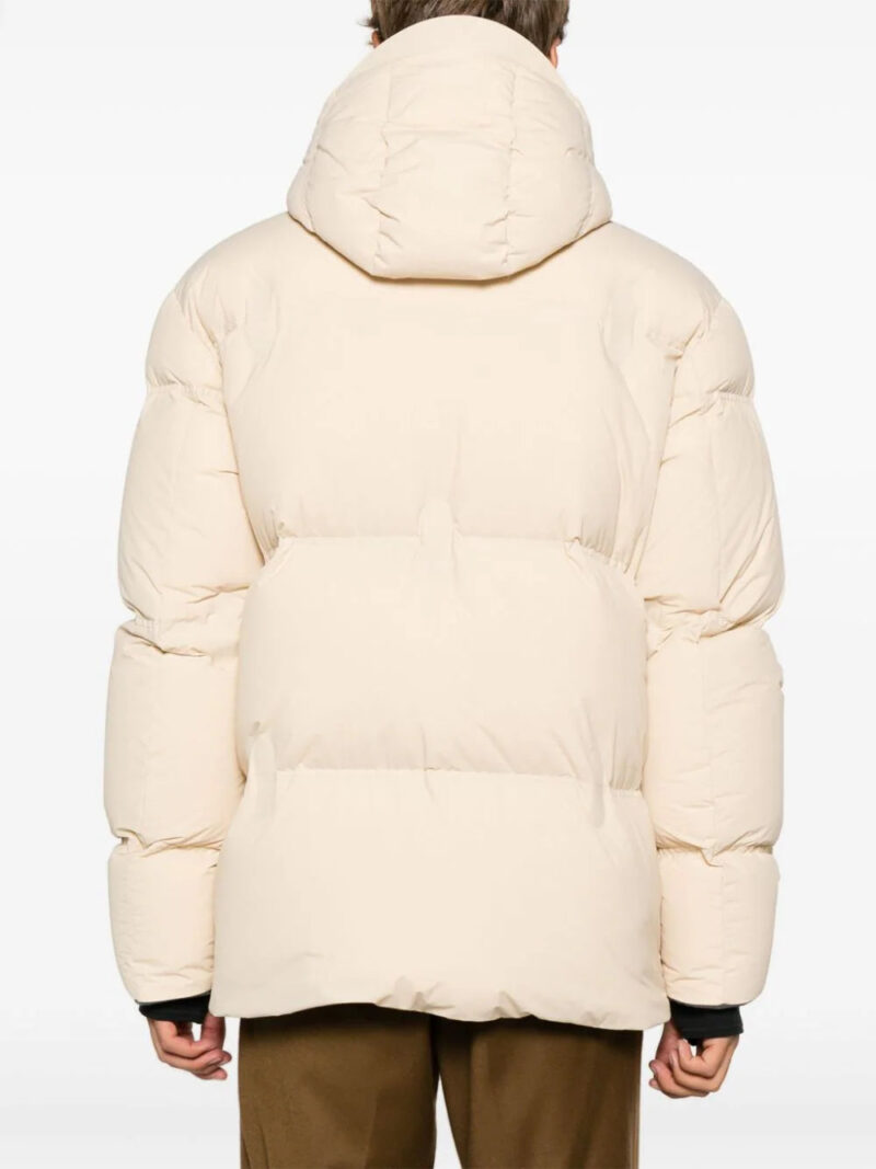 Zegna drawstring-hooded padded jacket