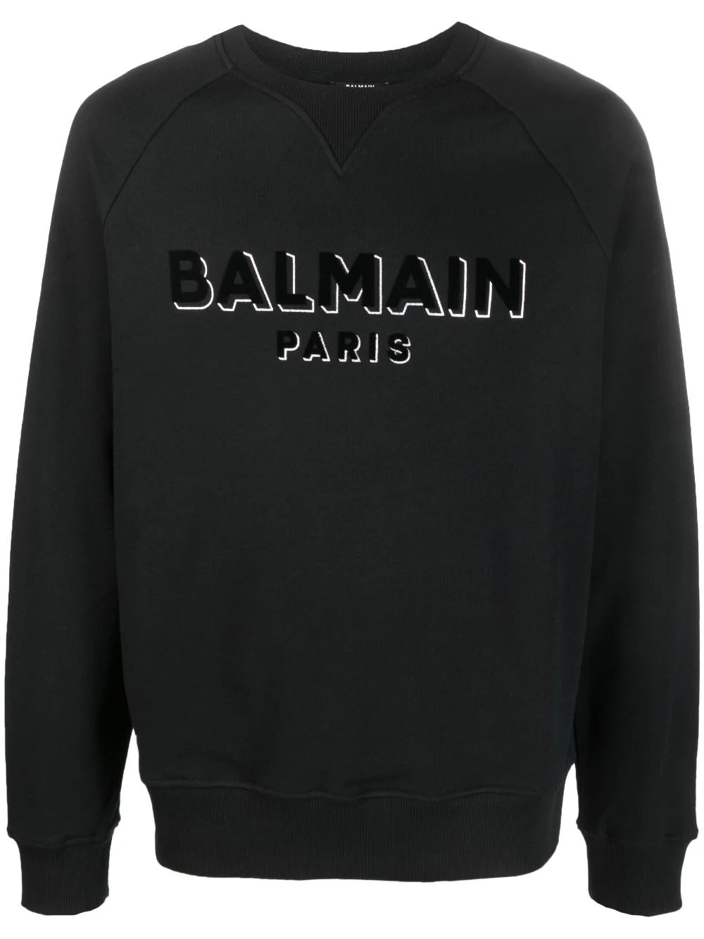 Balmain  logo-print crew-neck sweatshirt