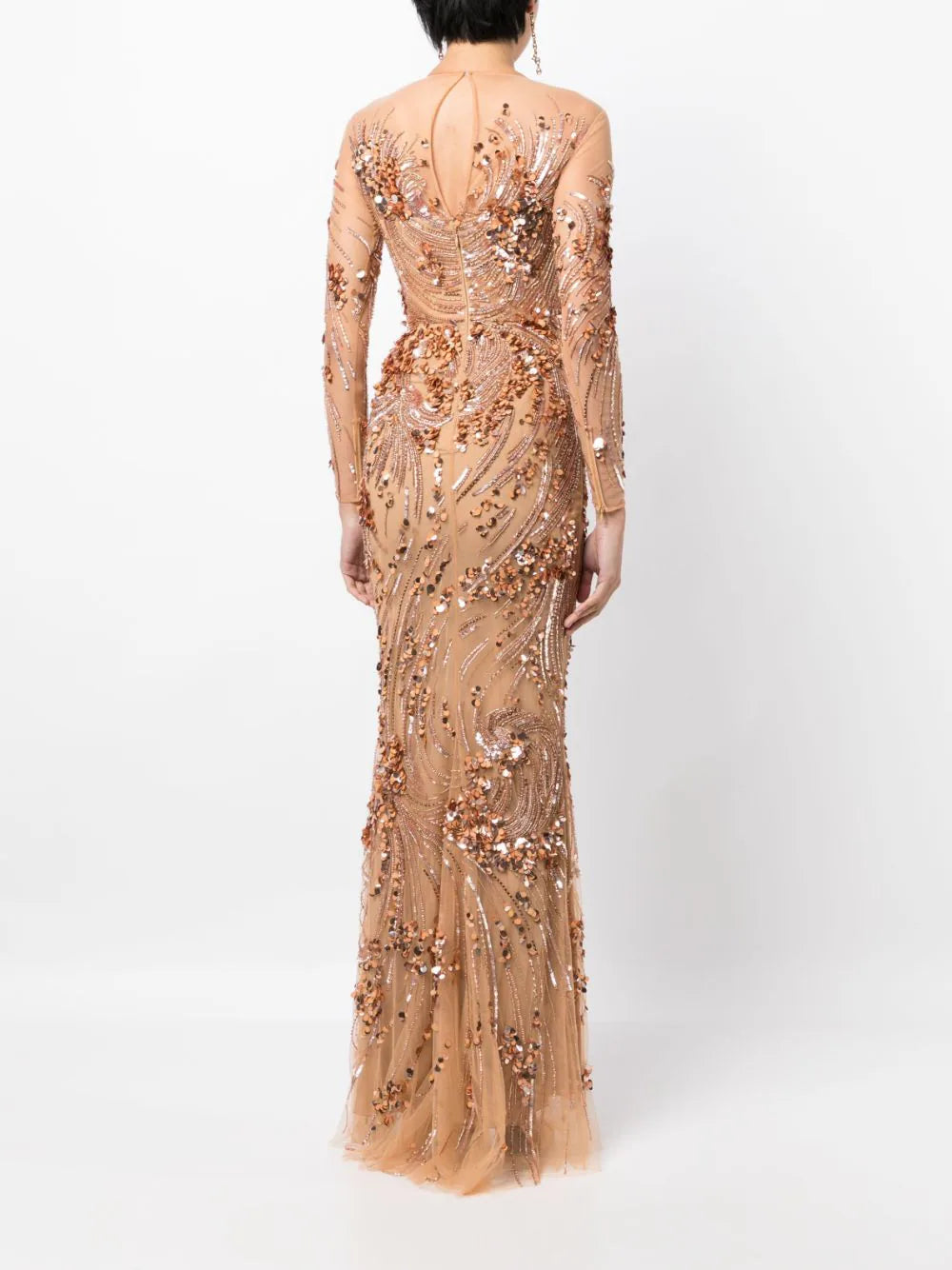 Zuhair Murad  sequin-embellished maxi gown dress