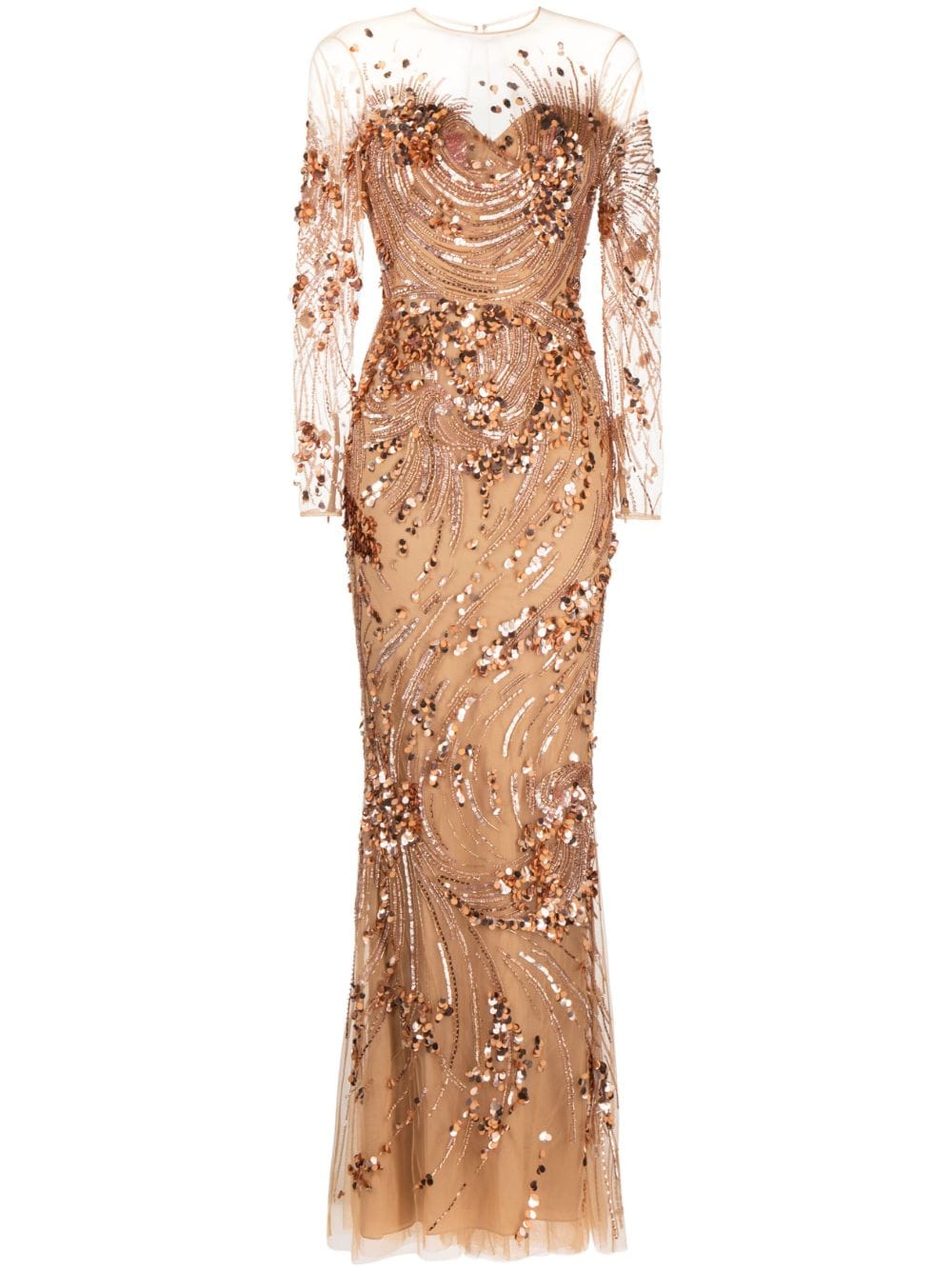 Zuhair Murad  sequin-embellished maxi gown dress
