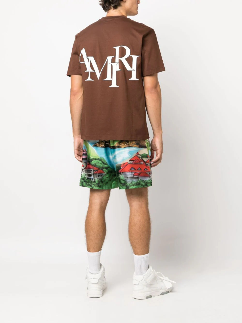 AMIRI  logo-print cotton T-shirt