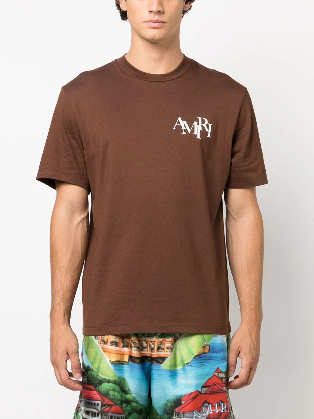 AMIRI  logo-print cotton T-shirt